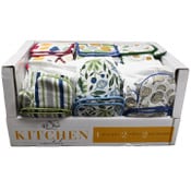 Wholesale - 5pc KITCHEN SET ASST PRINTS C/P 72, UPC: 848496054189